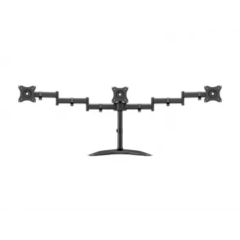 Stolový držiak monitora MULTIBRACKETS M Deskstand Basic Triple — 3-násobný, VESA 75x75–100x100, podporuje až 24 kg, pre 15- až 27-palcové obrazovky, čierny