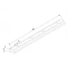Predĺženie koľajnice Multibrackets M Pro Series hliník 180 mm