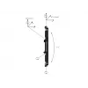 Montážne rameno pre plochý displej Multibrackets M Pro Series Micro-Adjustable Arms 400mm čierna oceľ
