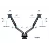 Multibrackets M VESA Gas Lift Arm Dual Side by Side čierna svorka 20 kg 15-32 palcov