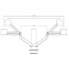 Multibrackets M VESA Gas Lift Arm Dual Side by Side čierna svorka 20 kg 15-32 palcov