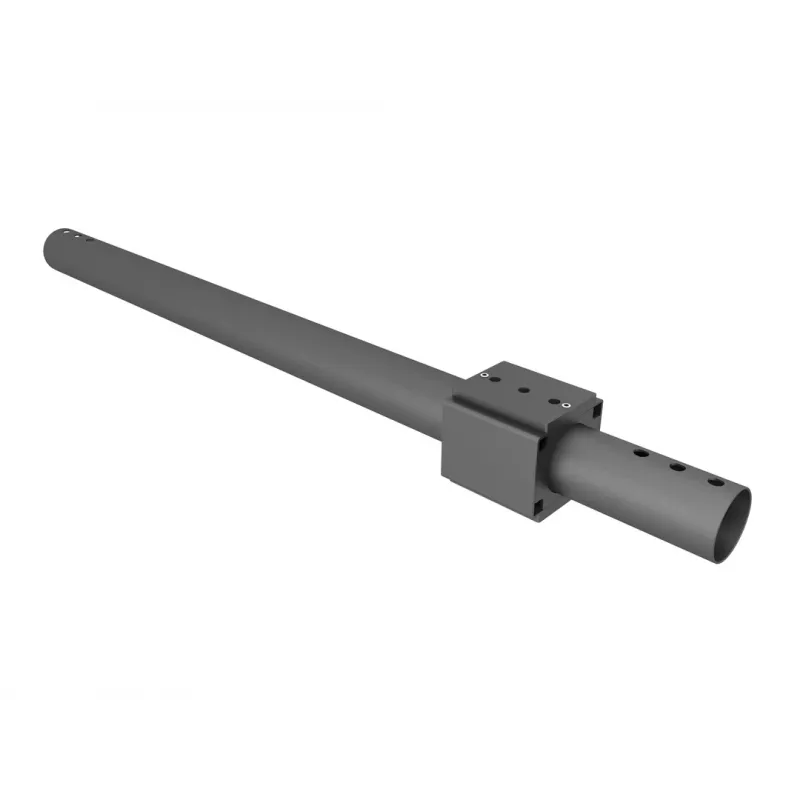 Vŕtacia príprava na stojan MULTIBRACKETS M Pro Series — oceľové puzdro, čierna, 76,5×78,2 mm, 1,5 kg