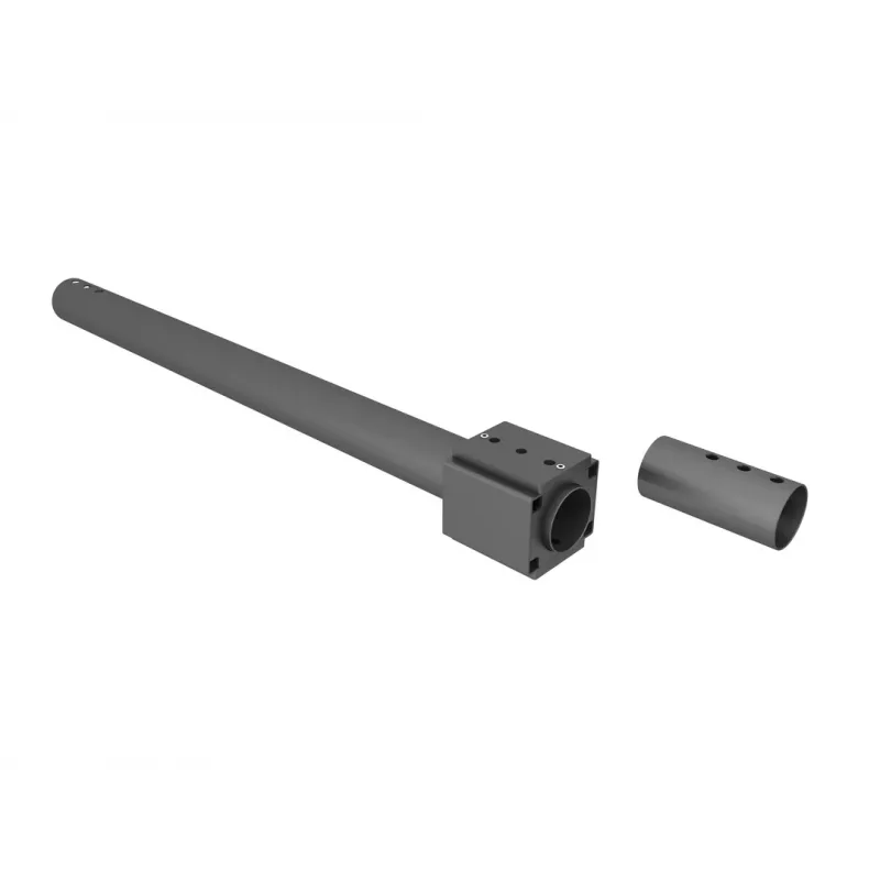 Vŕtacia príprava na stojan MULTIBRACKETS M Pro Series — oceľové puzdro, čierna, 76,5×78,2 mm, 1,5 kg
