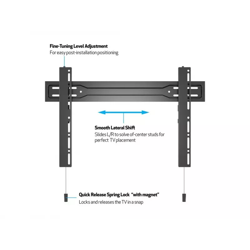 Multibrackets M VESA nástenný držiak Super slim Fixed 600 MAX 35 kg 32-100 palcov