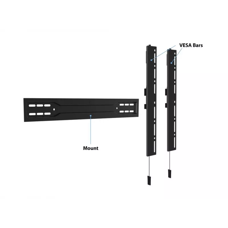 Multibrackets M VESA nástenný držiak Super slim Fixed 600 MAX 35 kg 32-100 palcov
