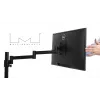 Stolový držiak Multibrackets M VESA Deskmount Officeline Single II čierny