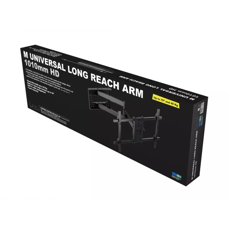 Multibrackets M Universal Long Reach Arm 1010mm HD Single 40kg 42-75 palcov