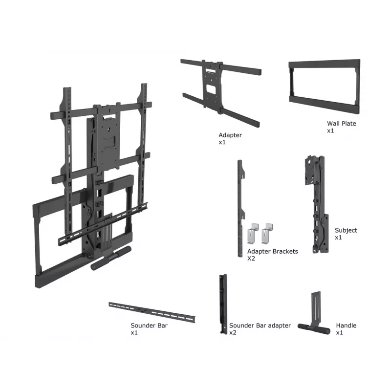 Držiak, Multibrackets, M Pull Down Full Motion Flexarm