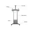 Multibrackets M Motorized Floorstand 120 kg čierna vrátane skrinky a police na kameru