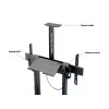 Multibrackets M Motorized Floorstand 120 kg čierna vrátane skrinky a police na kameru