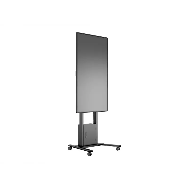 Multibrackets M Motorized Floorstand 120 kg čierna vrátane skrinky a police na kameru