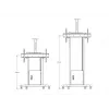 Multibrackets M Motorized Floorstand 120 kg čierna vrátane skrinky a police na kameru