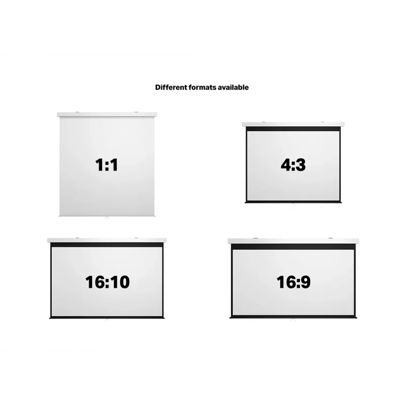 Multibrackets M 1:1 manuálne projekčné plátno 240x240, 135 palcov White Edition
