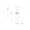 Multibrackets M Dual Pole Floormount Pro 65 palcov-90 palcov 75 kg čierna