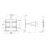 Multibrackets M Universal Flexarm Pro 60 kg Sound & Camera 60 kg nosnosť 55-85 palcov