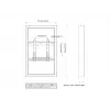 Multibrackets M Pro Series puzdro 32 palcov nástenné malé čierna oceľ na šírku/na výšku