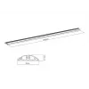 Multibrackets M kryt na káble podlaha čierny – 139 mm Š – 1100 mm D