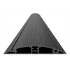 Multibrackets M káblový kanál podlaha čierny – 139 mm Š – 1600 mm D
