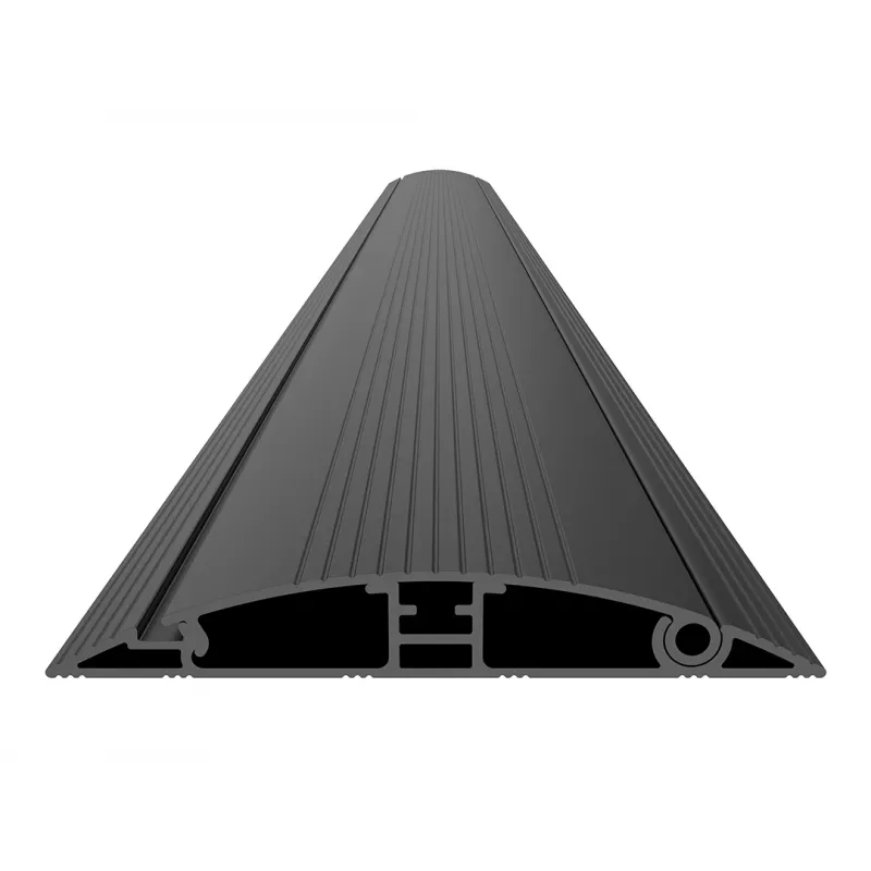 Multibrackets M káblový kanál podlaha čierny – 139 mm Š – 1600 mm D