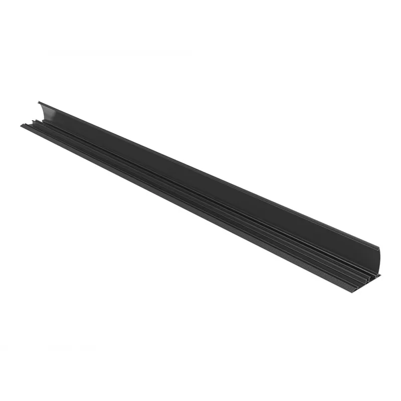 Multibrackets M káblový kanál podlaha čierny – 139 mm Š – 1600 mm D