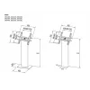 Multibrackets M Pro Series kiosk čierny 15-32