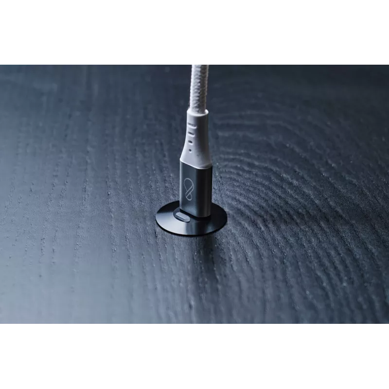 Kábel USB-C na USB-C Ochno O-USBG2-70-1 — USB 3.2 Gen 2, DP Alt Mode 1.4, konektor samec–samec, pletený, 0,7 m, biely
