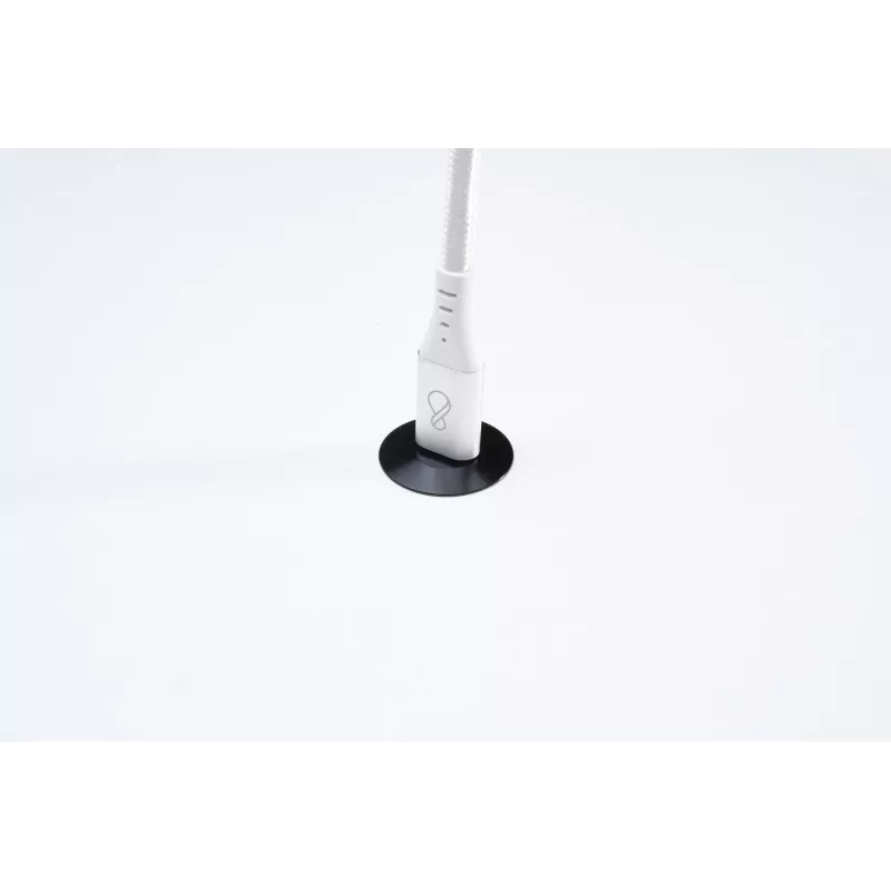 Kábel USB-C na USB-C Ochno O-USBG2-70-1 — USB 3.2 Gen 2, DP Alt Mode 1.4, konektor samec–samec, pletený, 0,7 m, biely