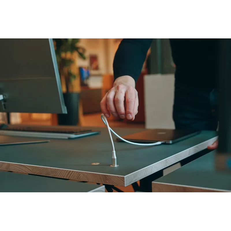 Ochno O-DO-100-2, USB C, USB 3.2 Gen 2 (3.1 Gen 2), 10000 Mbit/s, desktop vstavaný, stôl, konektor samec