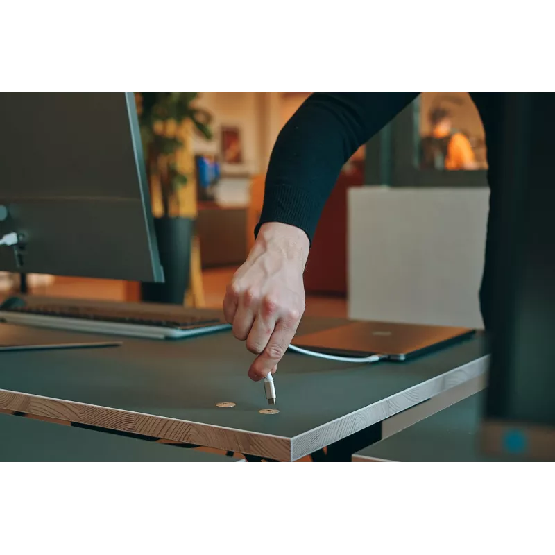 Ochno O-DO-100-2, USB C, USB 3.2 Gen 2 (3.1 Gen 2), 10000 Mbit/s, desktop vstavaný, stôl, konektor samec
