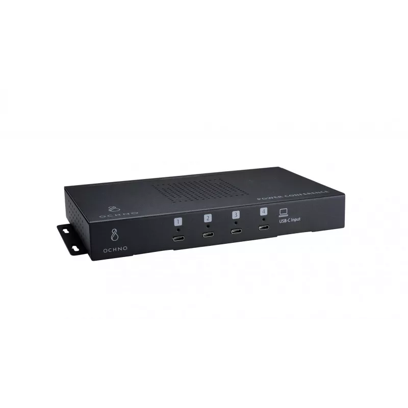 Ochno Power Conference 3 Single, káblový, USB 3.2 Gen 2 (3.1 Gen 2) Type-C, 100 W, 1.4/2.3, 10,100 Mbit/s, čierny