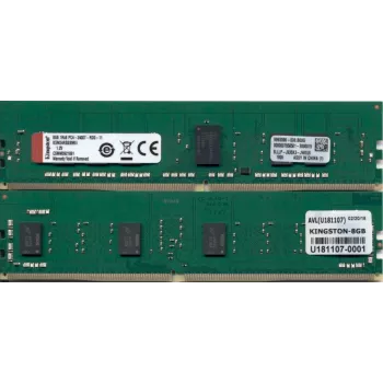 Kingston Server Premier - DDR4 - modul - 8 GB - DIMM 288-PIN 2400 MHz / PC4-19200 CL17 1.2 V registrový ECC