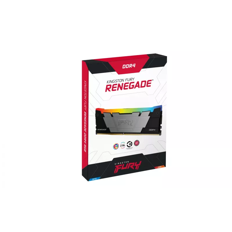 Kingston Technology FURY 64GB 3600MT/s DDR4 CL18 DIMM (sada 2) Renegade RGB