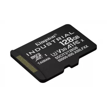 Kingston Technology 128GB microSDXC Industrial C10 A1 pSLC karta jednotlivé balenie bez adaptéra