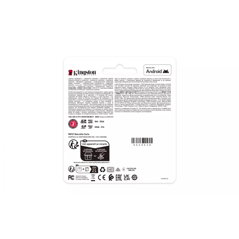 Kingston Technology 128GB microSDXC Industrial C10 A1 pSLC karta jednotlivé balenie bez adaptéra