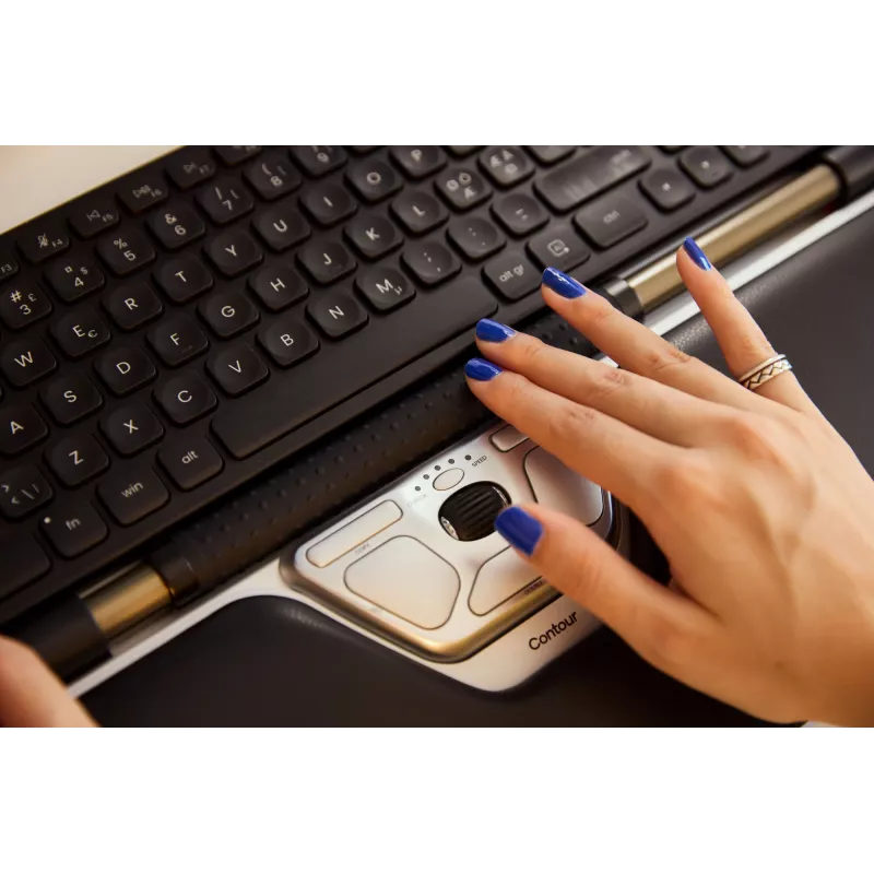 Contour Design RollerMouse Red káblová ergonomická myš USB-C 2800 DPI 6 tlačidiel