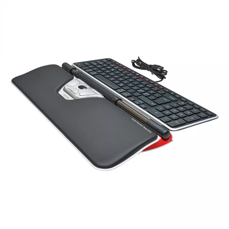 Contour Design RollerMouse Red Plus + Balance káblová, Full-Size (100 %), káblová, USB, QWERTY, čierna, myš v balení
