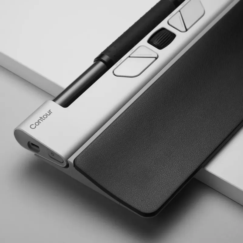 Myš Contour Design RollerMouse Go RF bezdrôtová Bluetooth USB Type-A