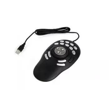 Multimediálny ovládač Contour PRO v2 – USB, strieborný/čierny, 43×77,5×11,5 mm