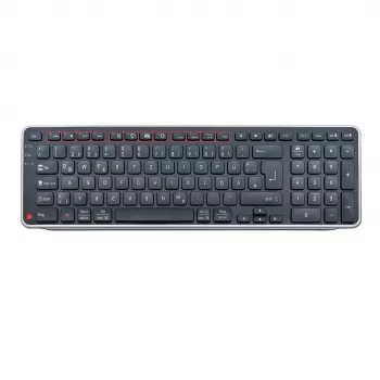 Contour Design Balance klávesnica DE, bezdrôtová, Full-Size (100 %), bezdrôtová, RF Wireless + USB, nožnicové spínače, QWERTZ, čierna