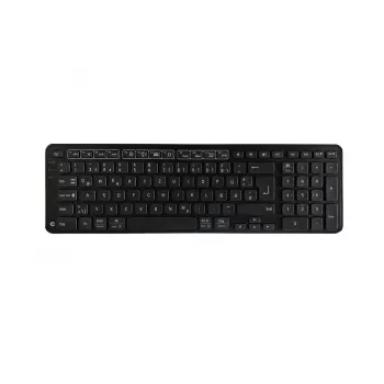 Contour Design Balance klávesnica BK Wireless-DE verzia, Full-size (100%), káblová & bezdrôtová, RF Wireless + USB, QWERTZ, čierna