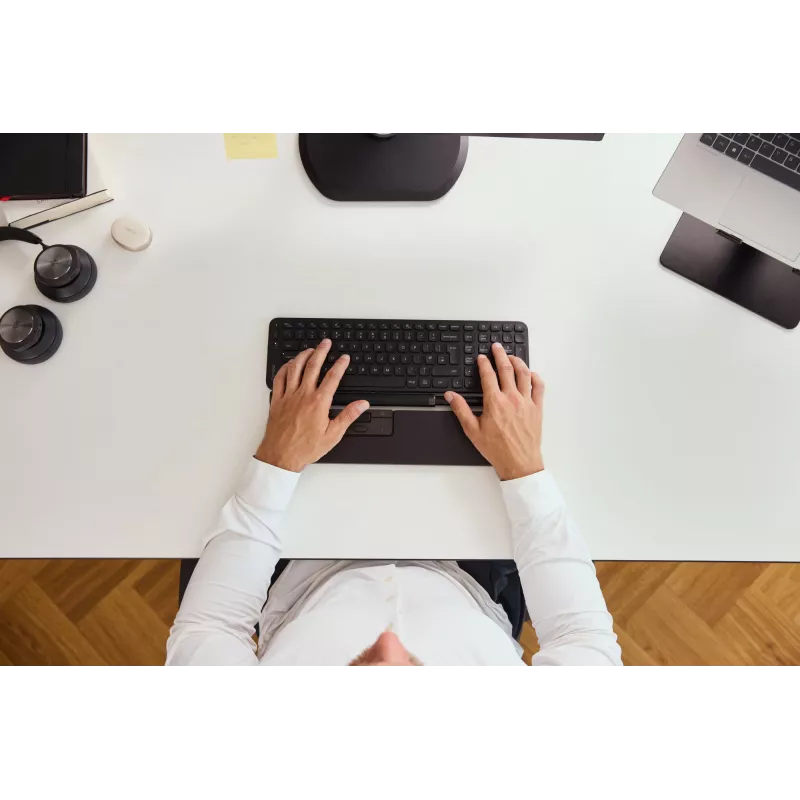 Contour Design RollerMouse Pro slim podložka pod zápästie z vegánskej kože, bezdrôtová
