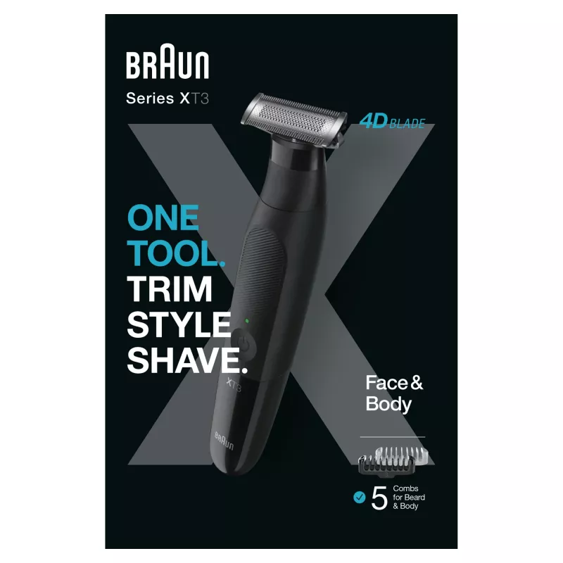 Strihač Braun XT3200 čierny nikel-metalhydridová NiMH batéria 45 min