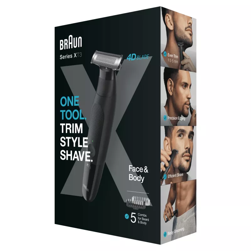 Strihač Braun XT3200 čierny nikel-metalhydridová NiMH batéria 45 min