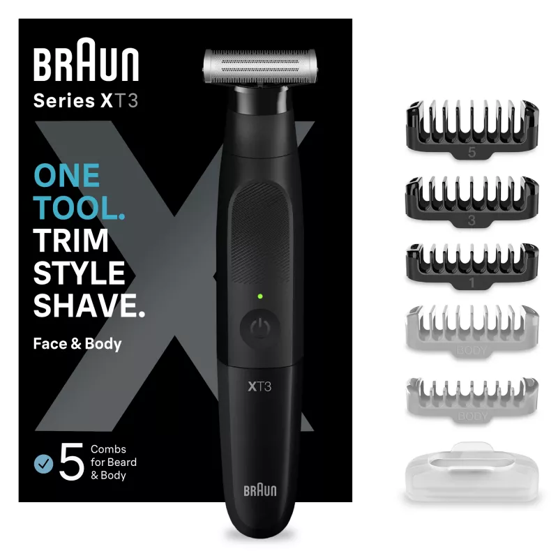 Strihač Braun XT3200 čierny nikel-metalhydridová NiMH batéria 45 min