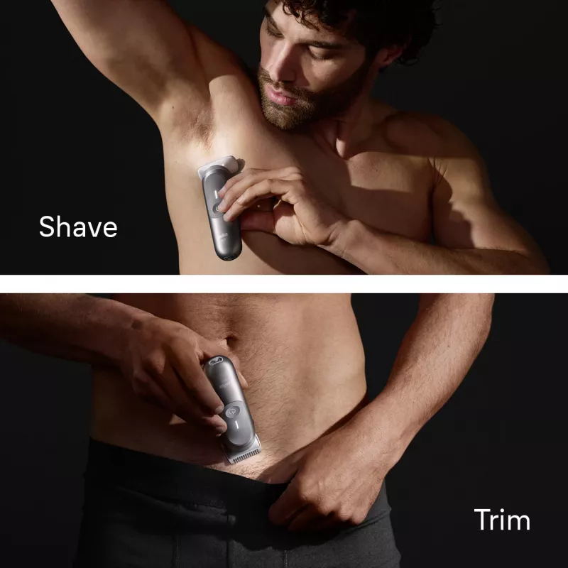 Body groomer Braun Series 7 BG7550 sivý Li-Ion batéria