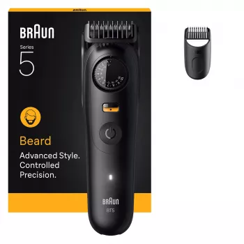 Braun BeardTrimmer 5 BT5500 strojček na bradu batéria 20 2 cm mokré & suché čierny