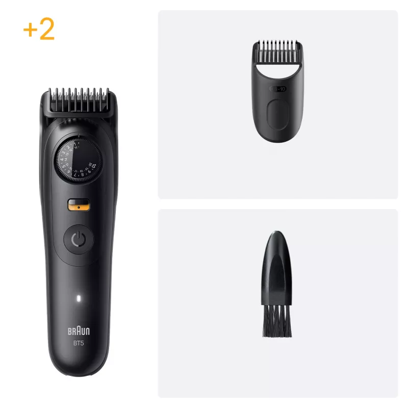 Braun BeardTrimmer 5 BT5500 strojček na bradu batéria 20 2 cm mokré & suché čierny