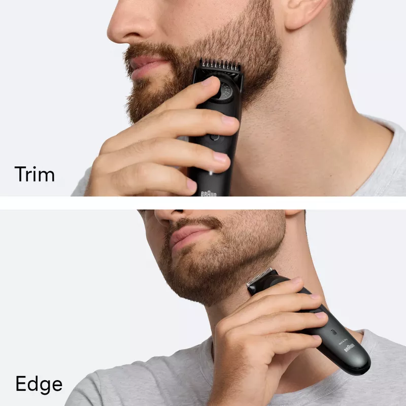 Braun BeardTrimmer 5 BT5500 strojček na bradu batéria 20 2 cm mokré & suché čierny