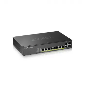 Zyxel GS2220-10HP-EU0101F sieťový switch managed L2 Gigabit Ethernet (10/100/1000) Power over Ethernet (PoE) čierny