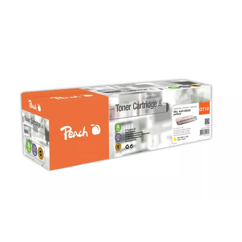 Peach 110602 tonerová kazeta 1 ks kompatibilná žltá